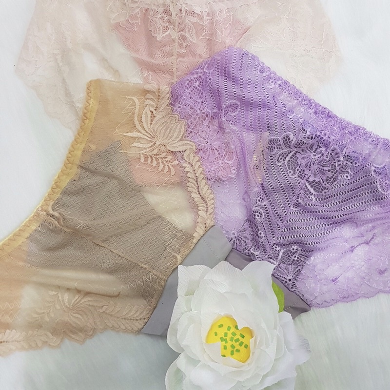 Quần Lót Nữ Ren Hoa Phối Cotton Cao Cấp Rẻ Đẹp - A&ESHOP 768078
