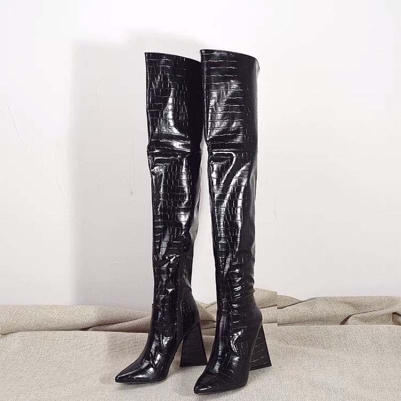 Boots cao qua gối xuất uk