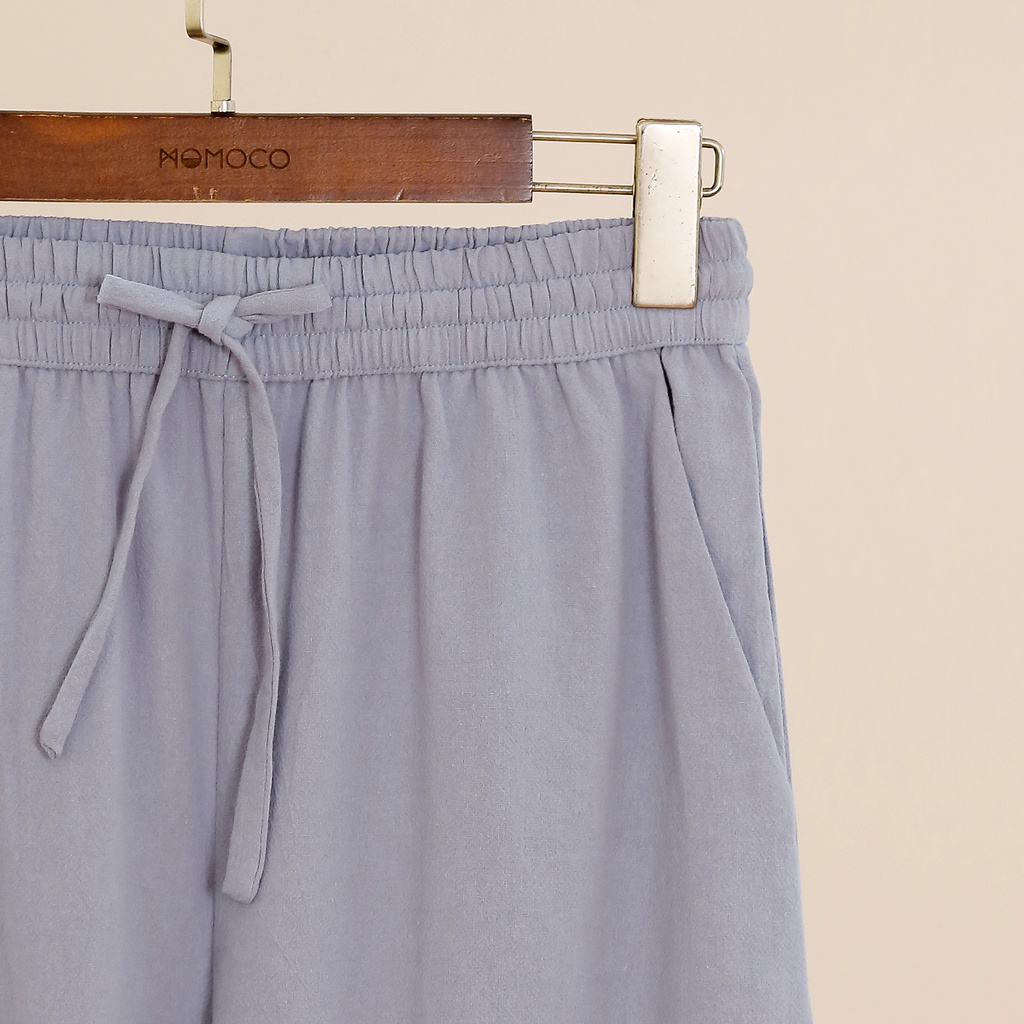 Quần pijama ống suông nữ mặc nhà MOMOJAMA chất đũi linen cao cấp M2898 | BigBuy360 - bigbuy360.vn