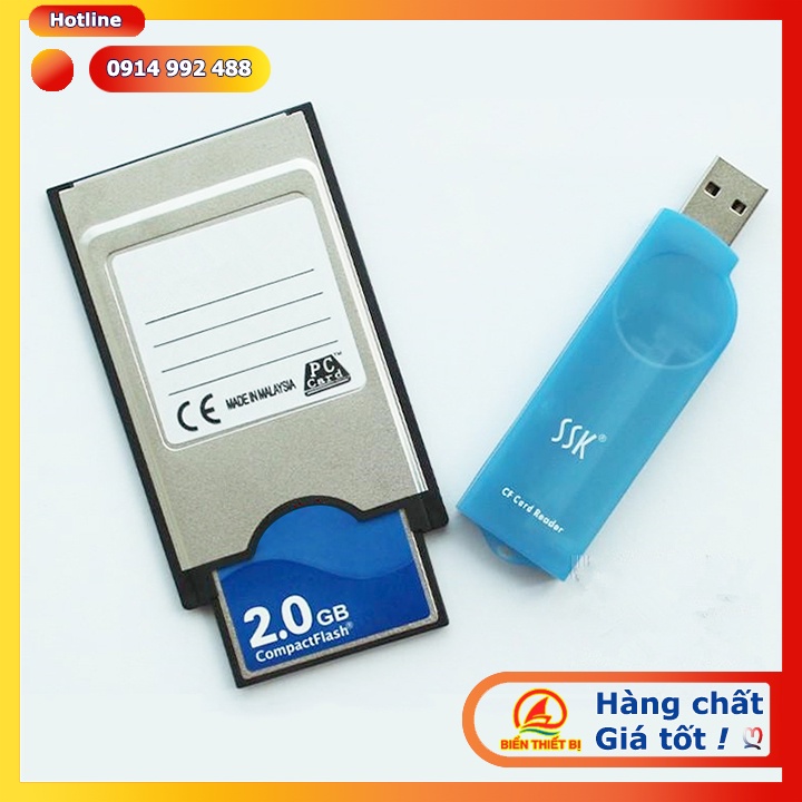 Thẻ nhớ Sandisk CompactFlash 2GB - CF memory card dùng cho máy CNC máy ảnh kỹ thuất số