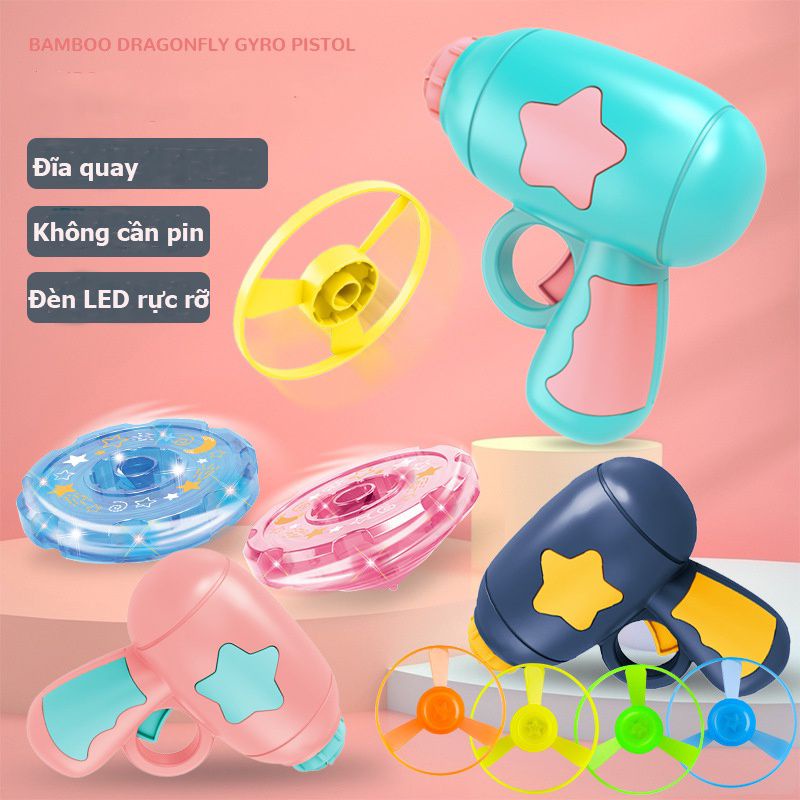 Con Quay Phát Sáng - Đồ Chơi Bắn Chong Chóng Phát Sáng Con Quay Phát Sáng.