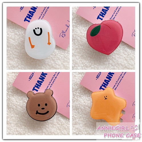 Đệm đỡ điện thoại thiết kế đệm khí hình hoạt hình vui nhộn thông dụng có thể gấp gọn | BigBuy360 - bigbuy360.vn