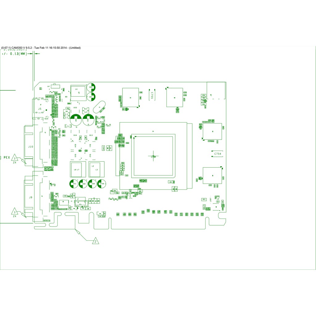 Sơ đồ mạch và Boardview card MSI N750-2GD5/OC N750 2GD5 OC mã board A0750-5A A0750 5A