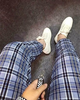 Quần plaid pants caro