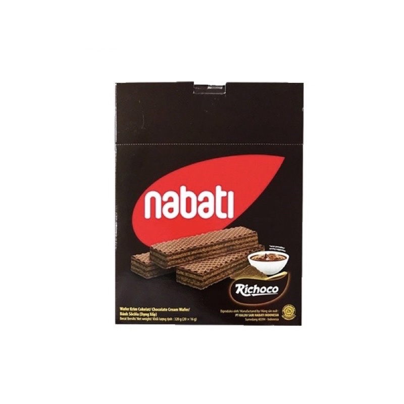 Bánh Nabati vị Phô Mai, vị Chocolate Cream, vị Sữa Chua Phúc Bồn Tử dạng xốp hộp 320g