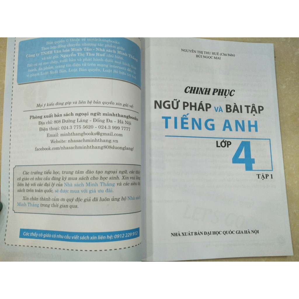 Sách - Chinh phục ngữ pháp và bài tập tiếng anh lớp 4 tập 1