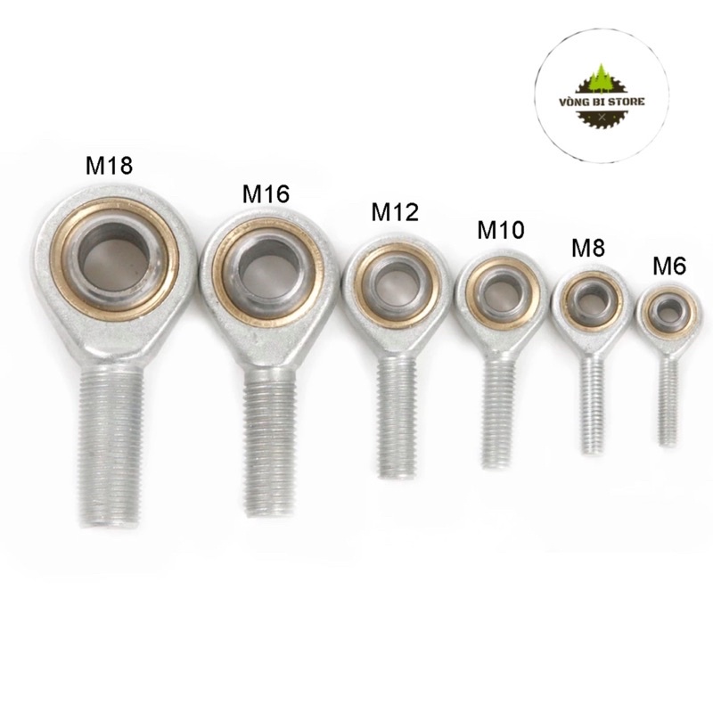 Vòng Bi mắt trâu SA...T/K 6mm, 8mm, 10mm, 12mm, 14mm, 16mm, 18mm T/K