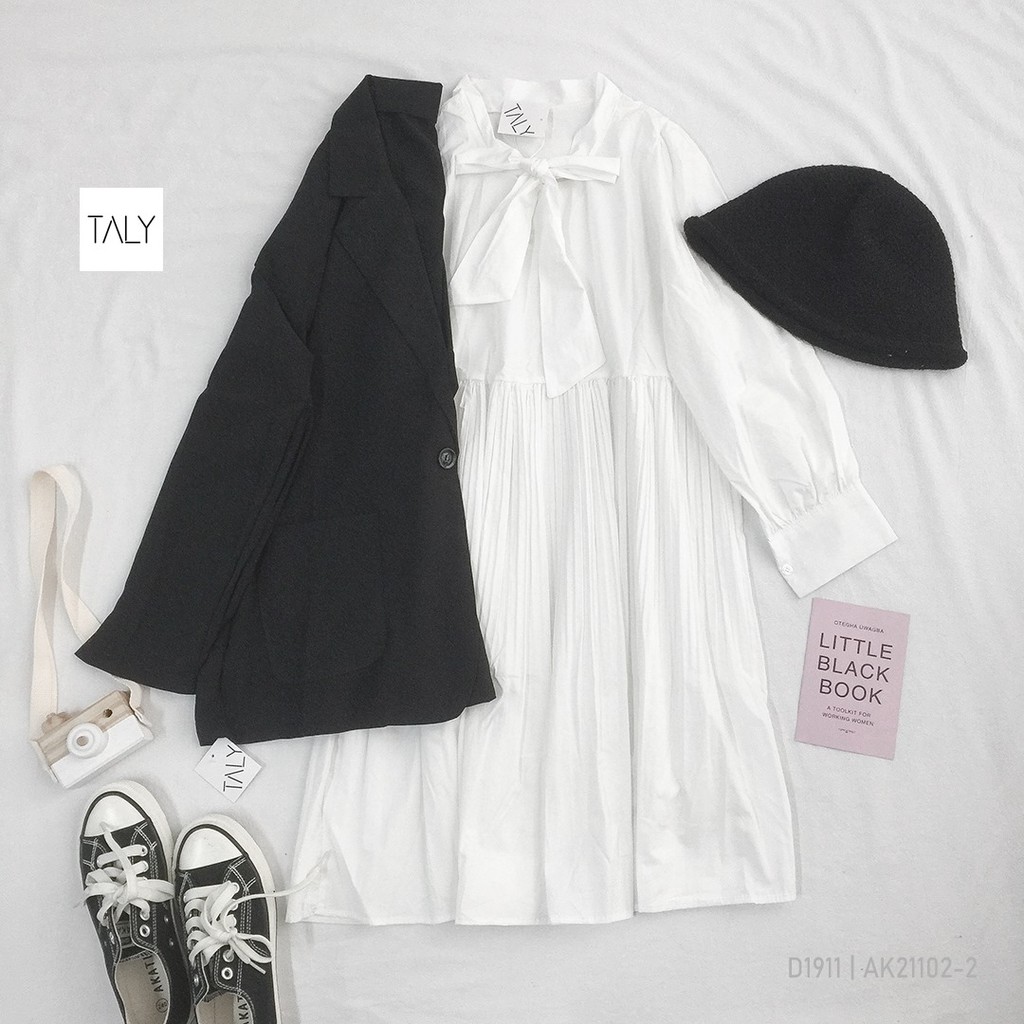Đầm midi dập li TALY D1911