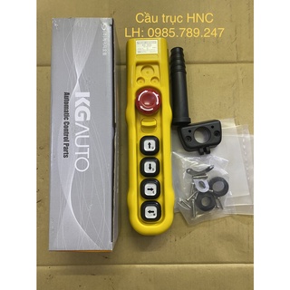 Tay bấm điều khiển cầu trục kg h04 , 1 tốc độ và 2 tốc độ