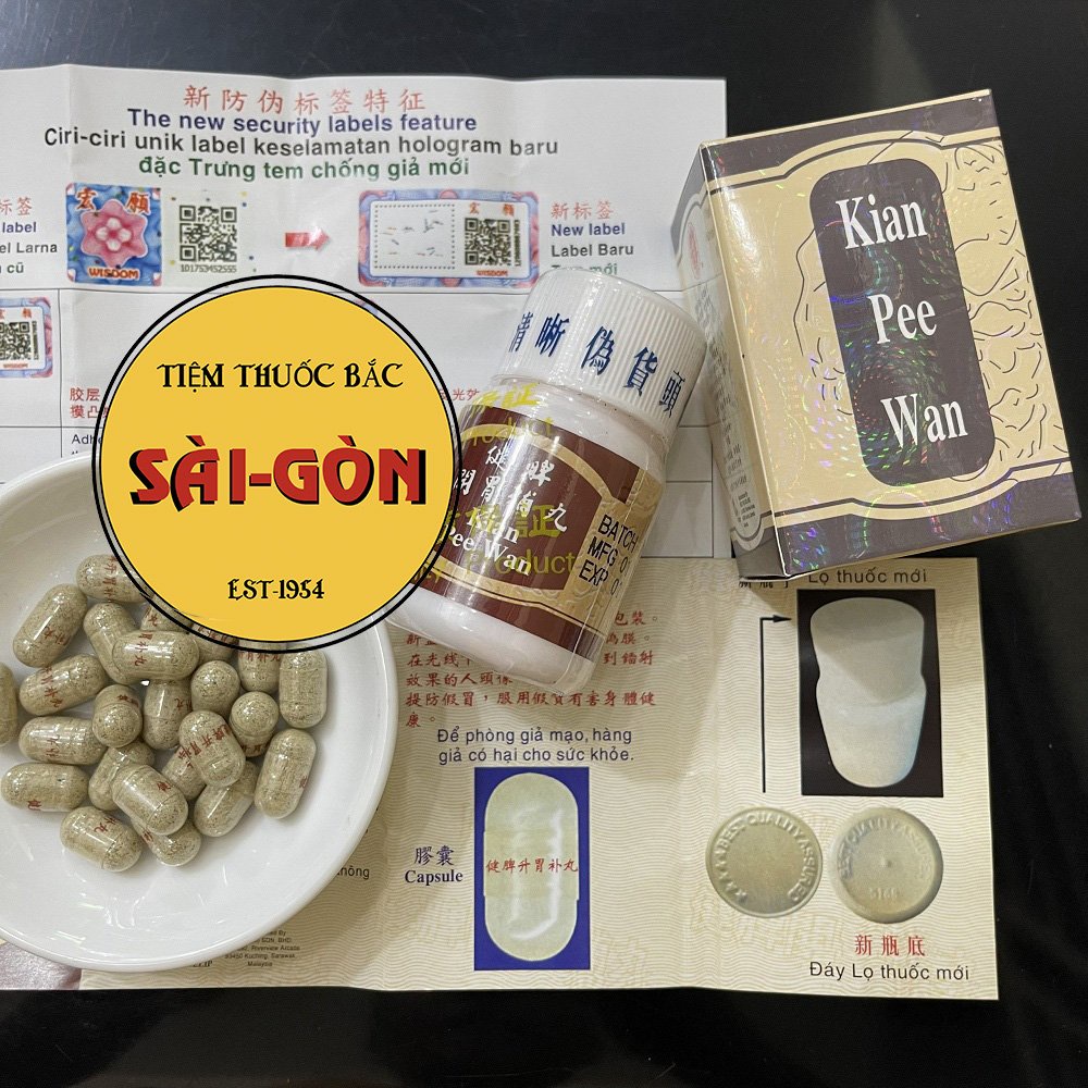 Kiện Tỳ Hoàn Chiếu Xịn 30 Viên Hỗ Trợ Tăng Cân - Kian Pê wan