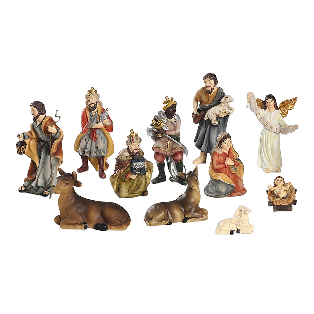 Set 11 mô hình tượng chúa Jesus 4&quot; xinh xắn dùng để trang trí