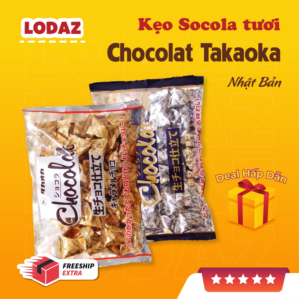 Kẹo Socola tươi Chocolat Takaoka Nhật Bản ăn vặt LODAZ siêu ngon tại hà Nội