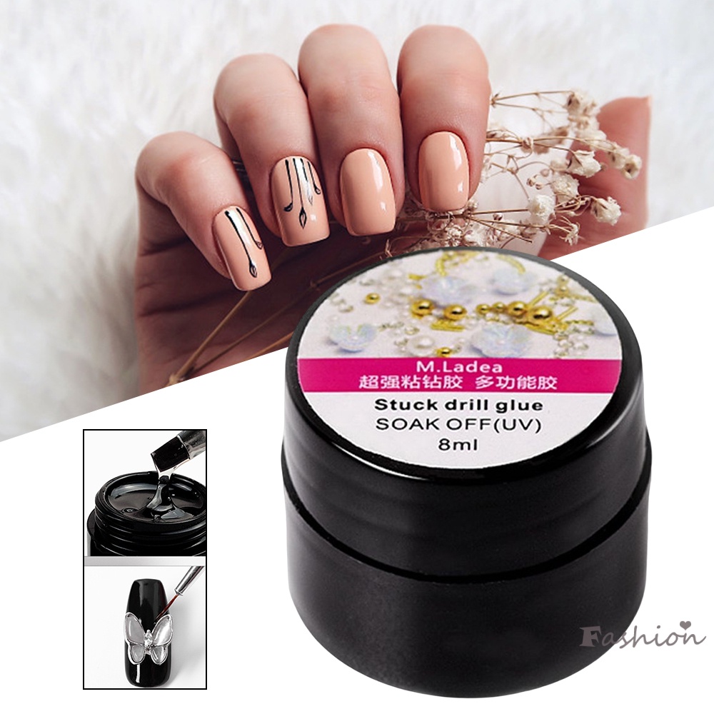 Keo Dán Gel UV Đính Đá Trang Trí Móng Tay / Nhà Ở