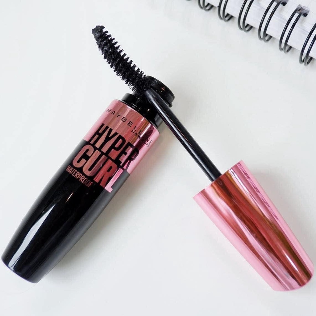 Mascara dưỡng mi, làm dày mi và cong mi Maybelline New York Water Proof không lem không trôi 8.6ml/9.2ml