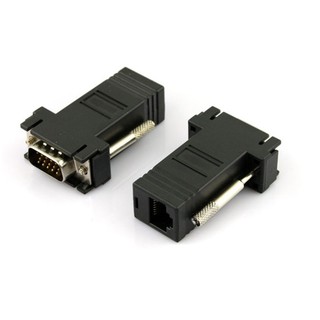Bộ 2 thiết bị nối dài cáp VGA bằng dây mạng LAN RJ45