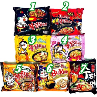 Các loại mì gói Samyang Hàn Quốc