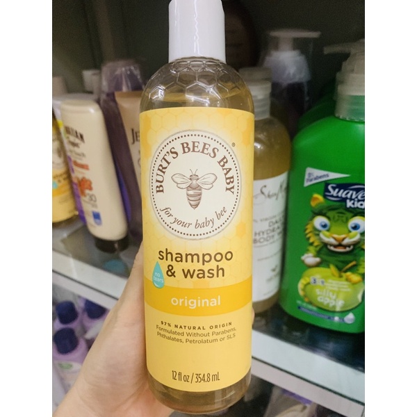 Dầu gội tắm 2in1 Burt’s Bee baby Organic