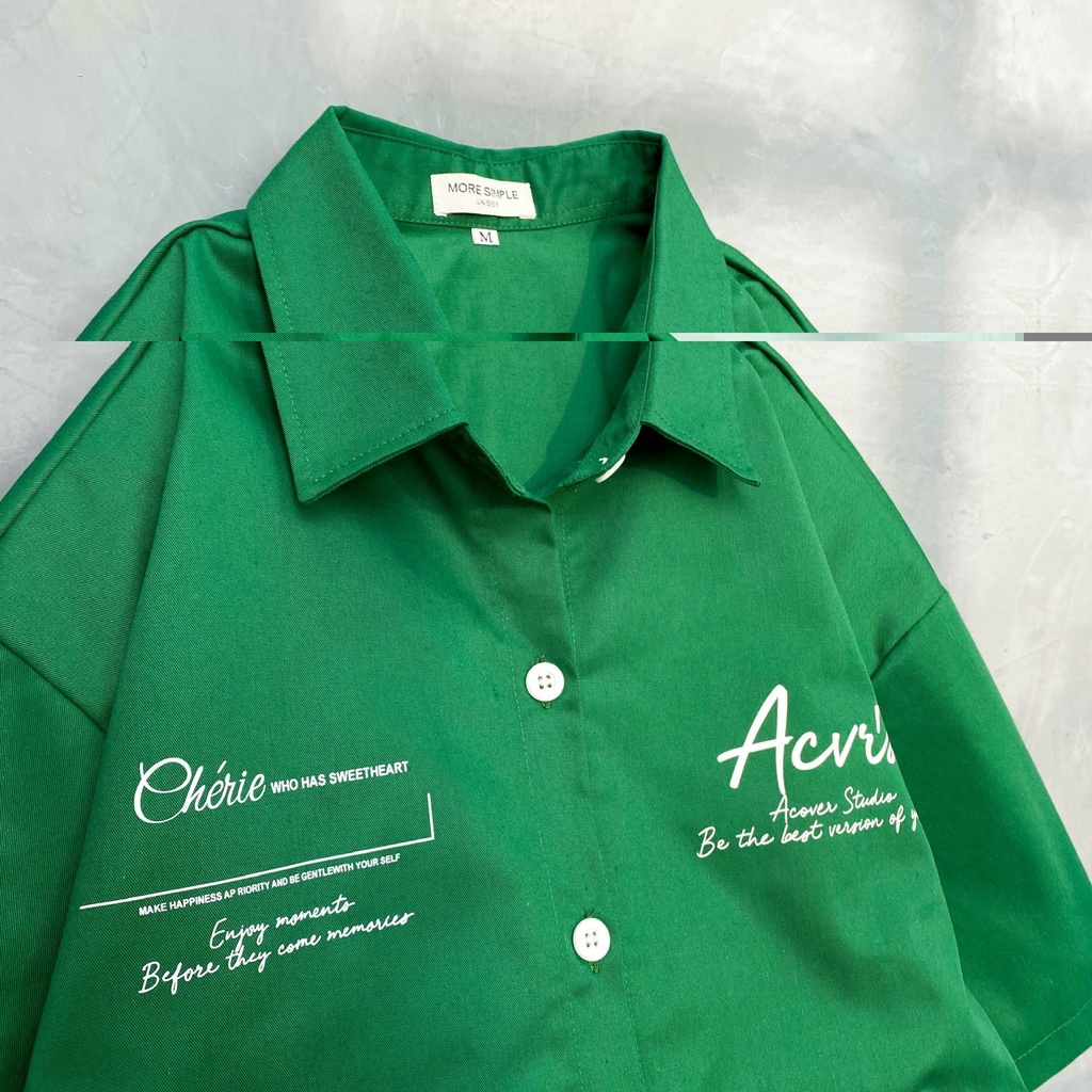 Áo Sơ Mi Tay Ngắn MORI Form Rộng Phong Cách Ulzzang - Tuni store