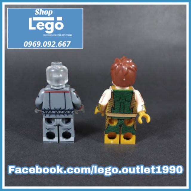 Xếp hình The Boys&lt;br&gt;Siêu anh hùng Homelander - Starlight - A-Train - Translucent - Black Noir Lego Minifigures Kopf KF6103