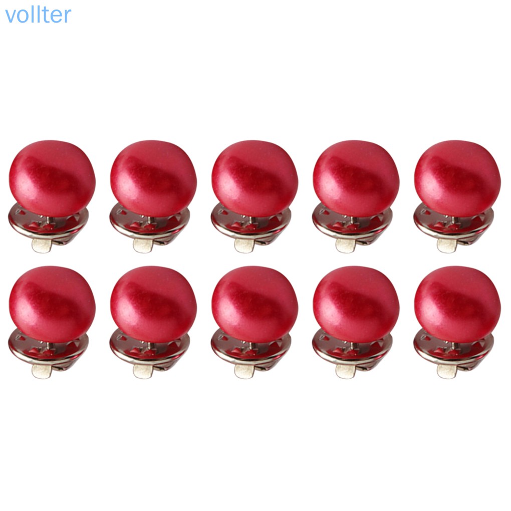 Set 10 nút ngọc trai nhân tạo để trang trí áo len