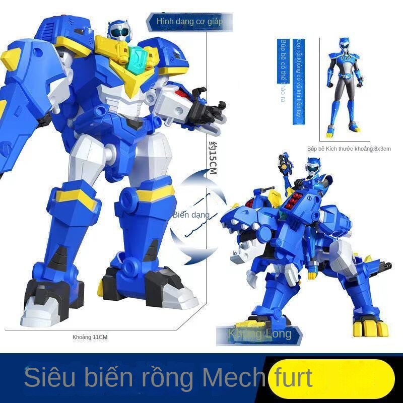 Đồ Chơi Rô Bốt Biến Hình Five Hyun X Mecha Phù Hợp Làm Quà Chất Lượng Cao Dành Cho Bé Trai