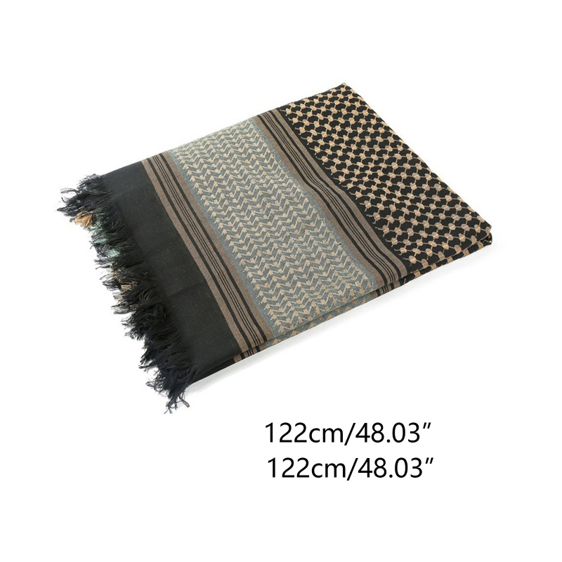 Khăn Trùm Đầu Co Giãn Khối Lượng Nhẹ In Họa Tiết Caro Kiểu Đạo Hồi Ả Rập Truyền Thống Cho Nam