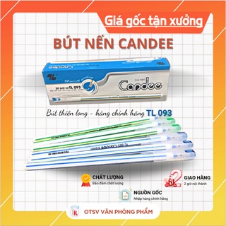 Bút nến, bút bi CANDEE đầu bi 0.6mm TL093 Bút viết êm ra mực điều ký tên rất đẹp, hàng cao cấp THIÊN LONG CHÍNH HÃNG