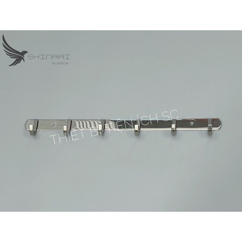 ( SHINRAI ) Phân Phối Sỉ  - Móc Treo Quần Áo Dẹt , Móc Treo Đồ Nhà Tắm SHINRAI INOX SUS304 Cao Cấp Dán Tường Không Khoan