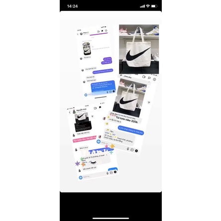 [Chính hãng]Túi Nike vải canvas size lớn