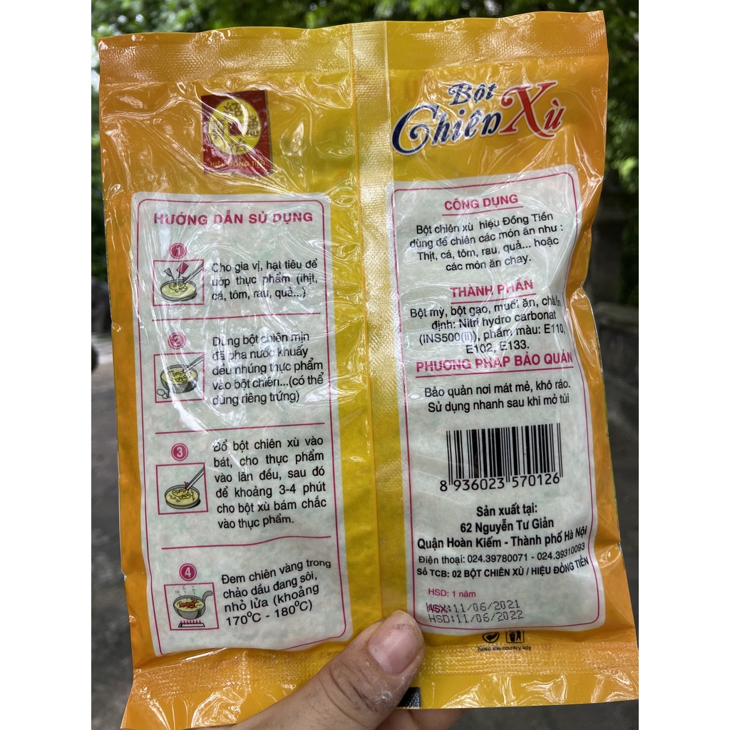 BỘT CHIÊN XÙ HIỆU ĐỒNG TIỀN GÓI 100G