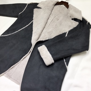 Áo khoác da lộn secondhand Hàn quốc