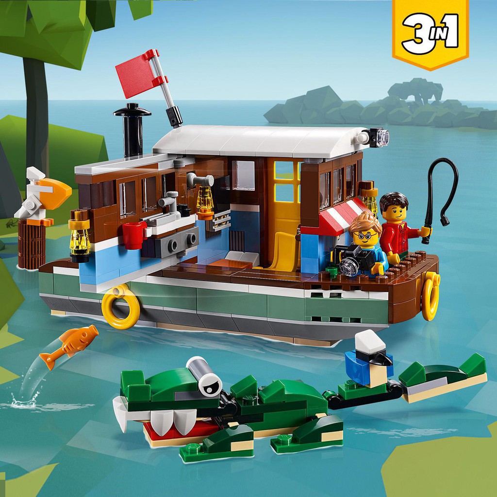 LEGO CREATOR Nhà Thuyền Trên Sông 31093 (396 chi tiết)