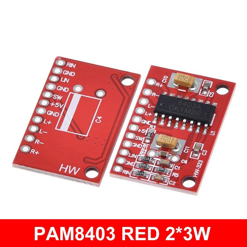 Bảng Mạch Khuếch Đại Âm Thanh Kỹ Thuật Số Mini Bluetooth 5.0 Pam8403 2x3w 5w 2.5v Sang 5v