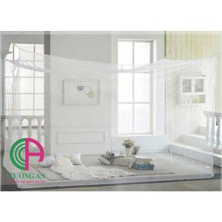 Màn tuyn chống muỗi hiệu quả có full size - mắt lưới tuyn nhỏ, dày dặn - màu trắng