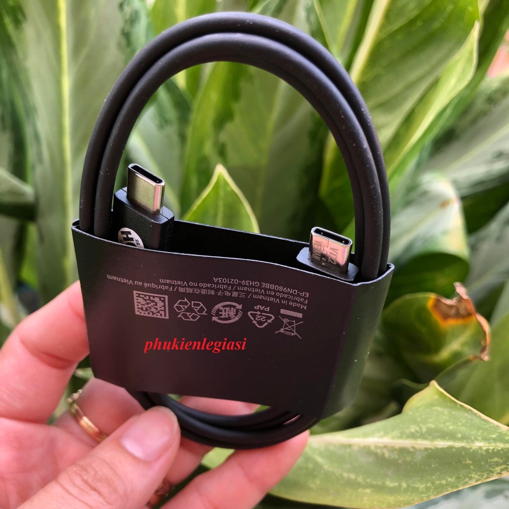 Cáp sạc PD Type C to Type C Mã S21