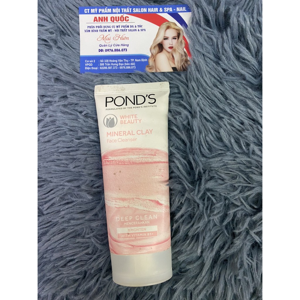 Sữa Rửa Mặt Trắng Hồng Ponds White Beauty 50gr