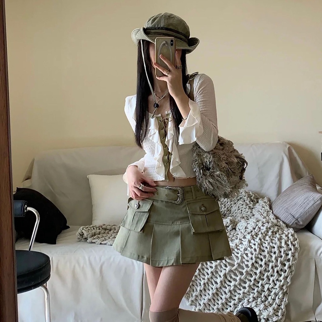Mũ Cao Bồi Chống Nắng Phối Dây Rút Phong Cách Cao Bồi Phương Tây Cổ Điển Dễ Phối Đồ Thời Trang Mùa Hè Cho Nam Nữ