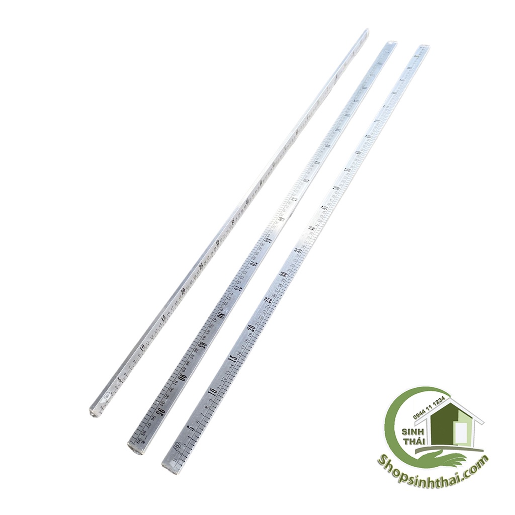 Thước nhôm đo đồ đạc, thước dài 1 mét  - bản rộng 2,5cm x dày 0.7cm