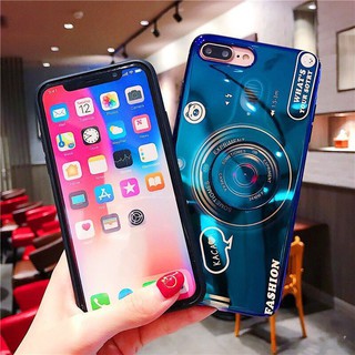 Ốp lưng camera phong cách Retro cho iPhone 6 6S 7 8 Plus X