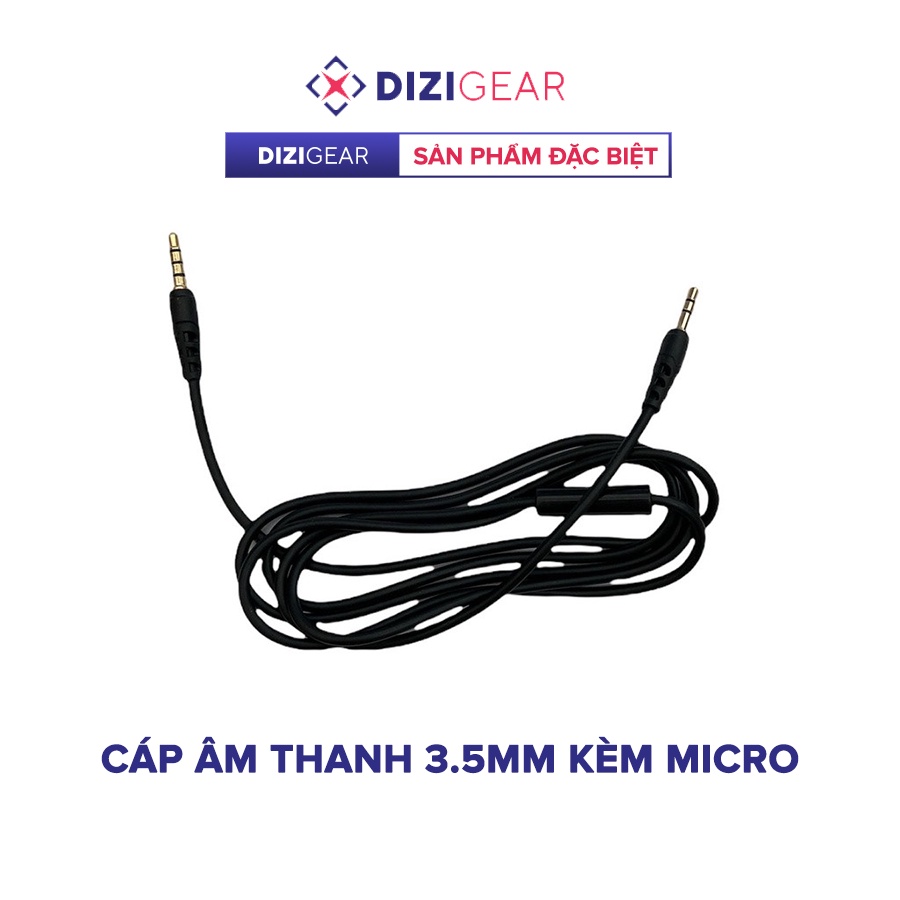 Cáp 3.5mm HAVIT Tích Hợp Micro, 1.5m, Tương Thích Headphone Sử Dụng Cổng 3.5mm - Hàng Chính Hãng