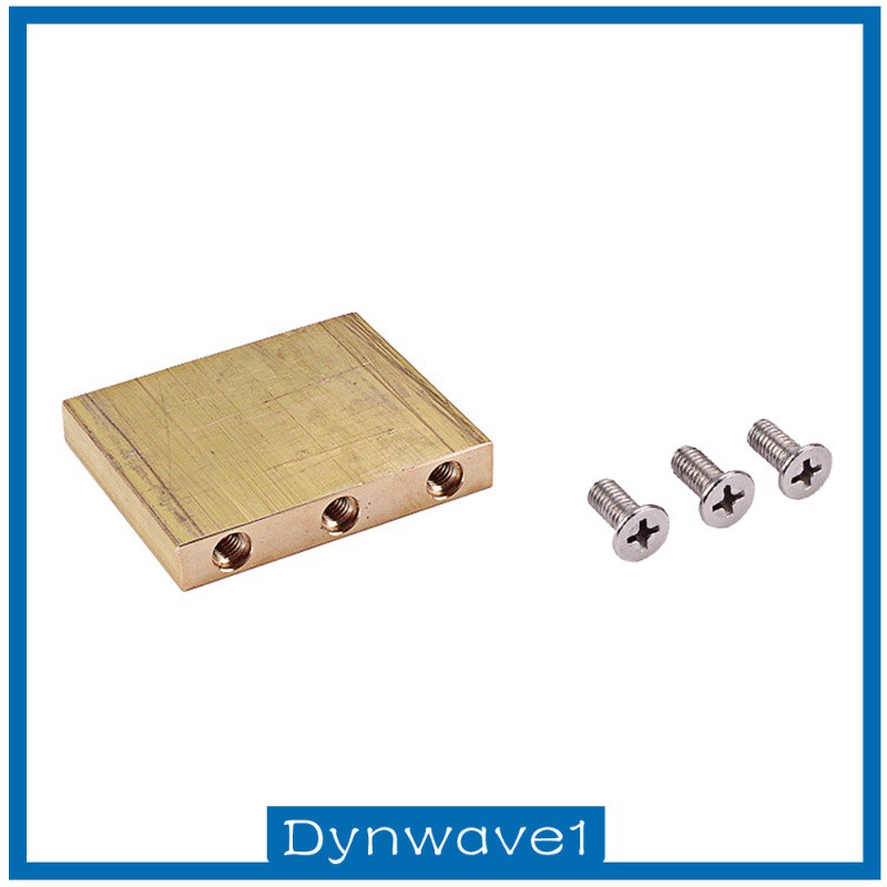 [DYNWAVE1] Brass Tremolo Block Guitar Accessories Guitar Part for Guitar Tremolo Bridge