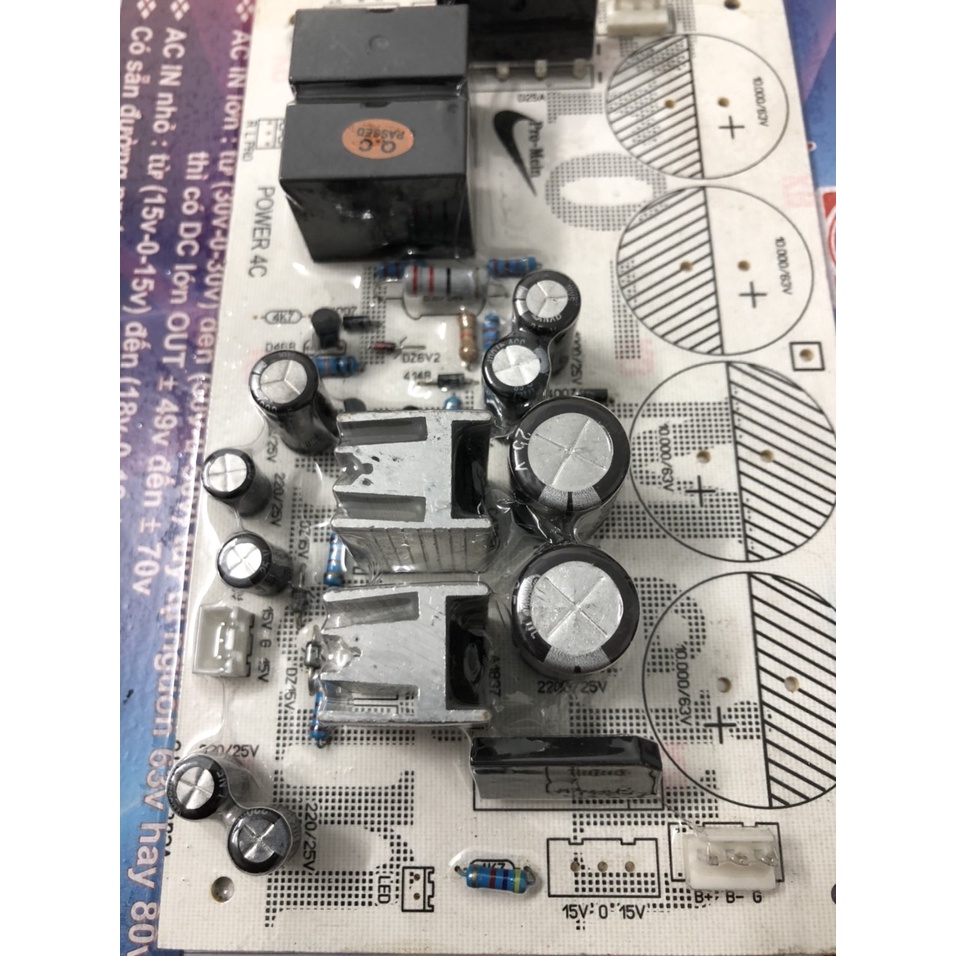 BO NGUỒN 4 TỤ: POWER 4C