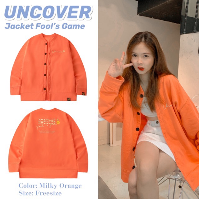 [Mã WASTMAY giảm 15% tối đa 30K đơn 150K] Áo jacket Fool’s Game CAM SỮA