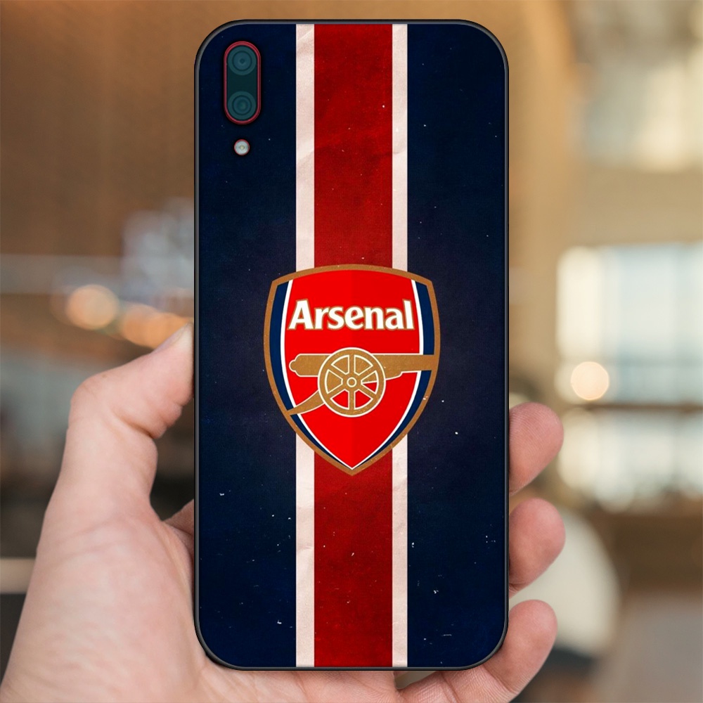 Ốp lưng Huawei Y7 Pro 2019 viền đen in hình Arsenal FC