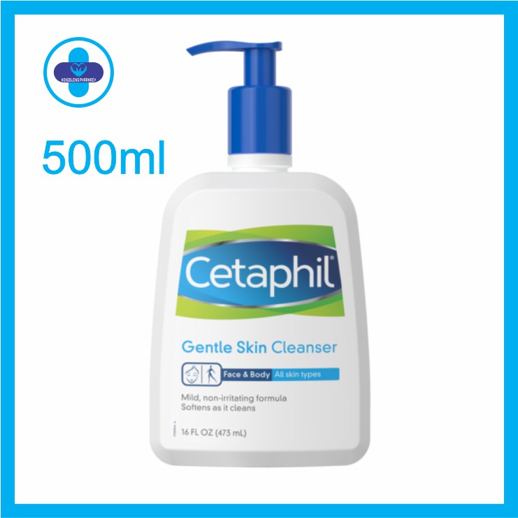 [CHÍNH HÃNG] Cetaphil Gentle Skin Cleanser Sữa Rửa Mặt Dịu Nhẹ 500ml