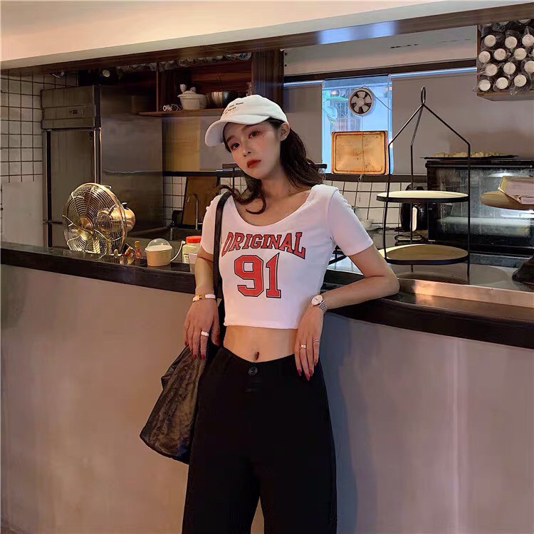 áo croptop trễ vai 91