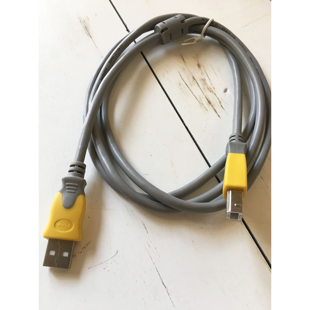 Cáp máy in USB A-B 2.0 dùng nối máy tính với máy in loại 1.5m (ghi)