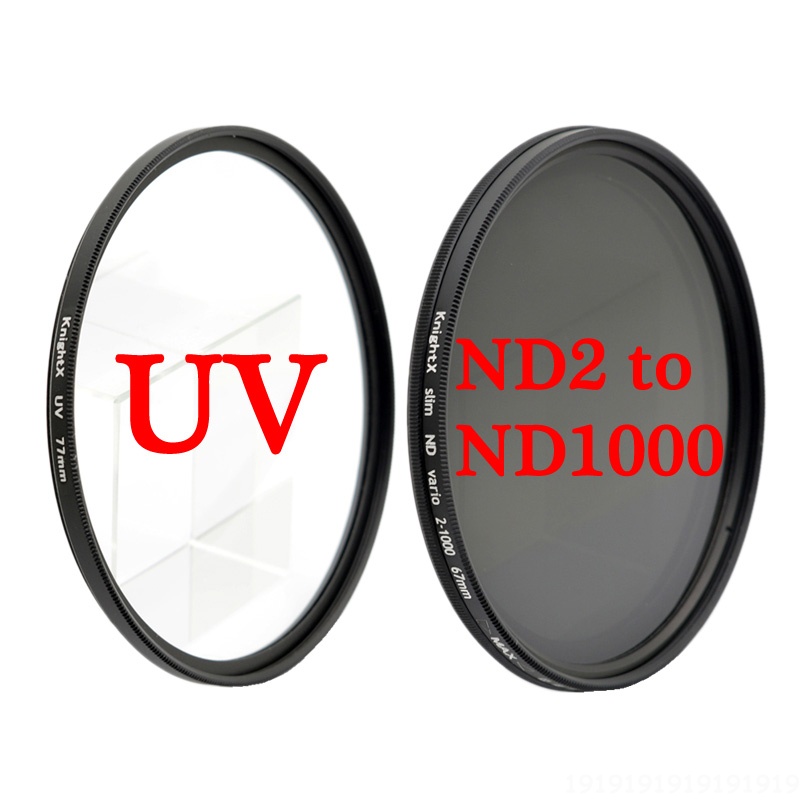 Bộ Lọc Ống Kính Nd2 Nd1000 Cho Máy Ảnh Dslr 52mm 55mm 58mm 62mm 67mm 72mm 77mm