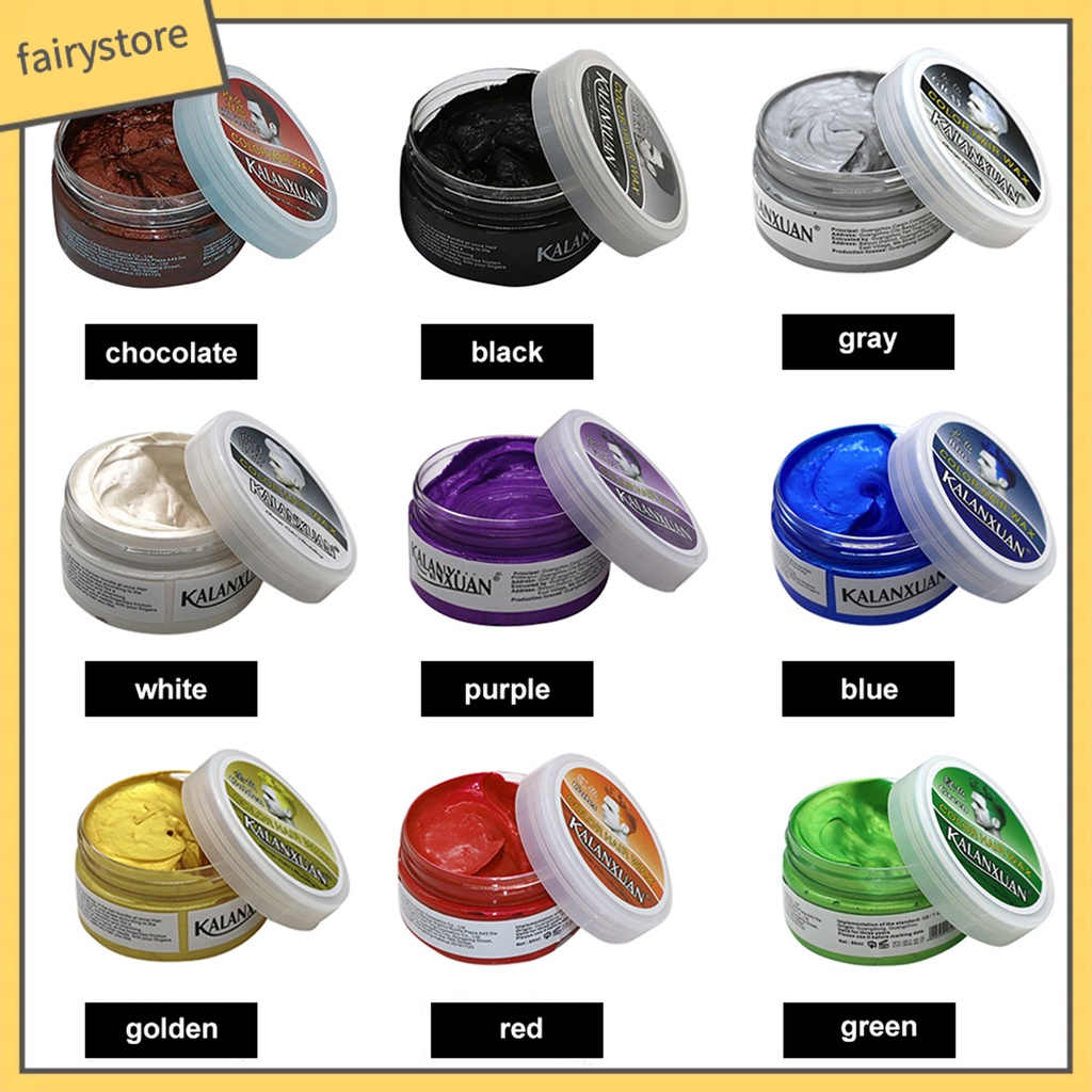 Sáp vuốt tạo kiểu và nhuộm màu tóc tạm thời dung tích 120g dành cho nam và nữ