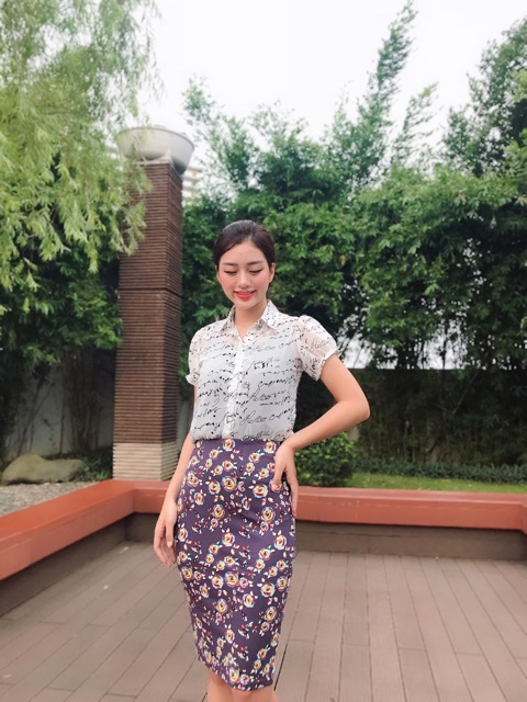 CHÂN VÁY BÚT CHÌ CẠP LIỀN HOẠ TIẾT | BigBuy360 - bigbuy360.vn